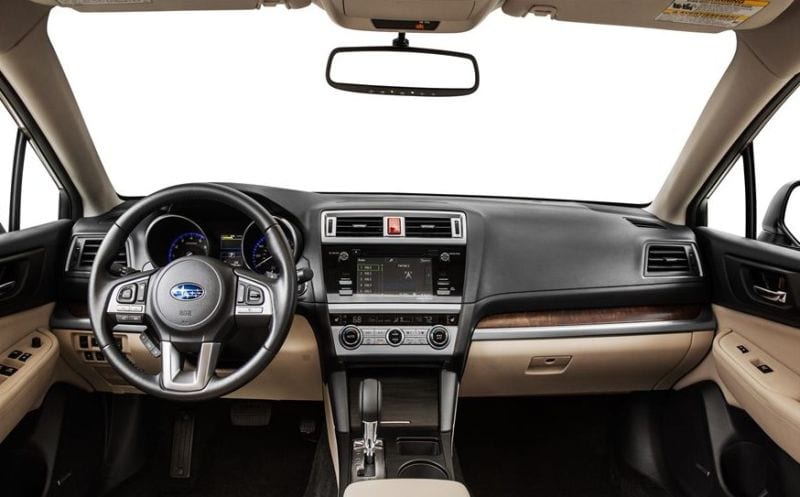 2016 Subaru Outback Turbo Control Panel