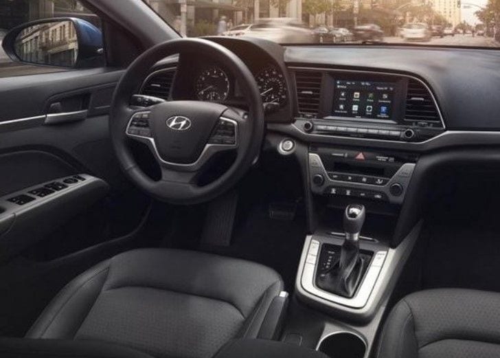 2017 Value Edition Hyundai Elantra interior