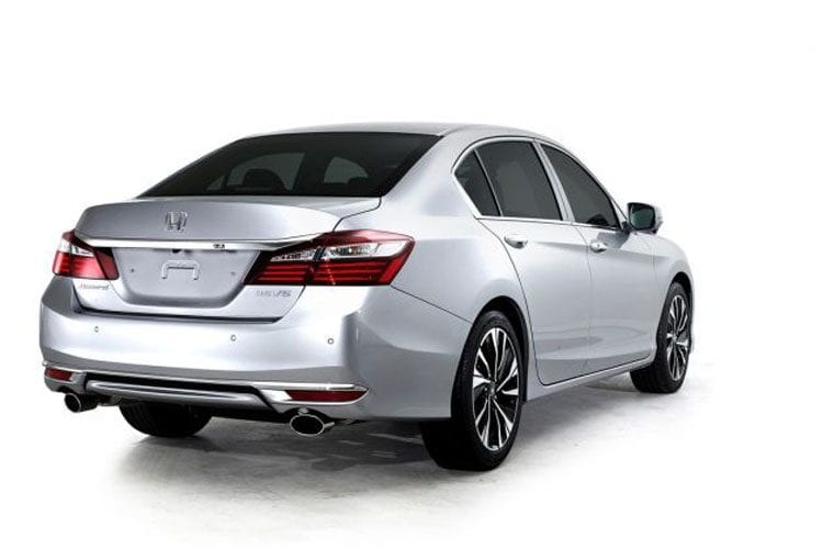 Honda Accord restyled for the Asian market