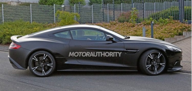 2018 Aston Martin Vanquish S spy photo; Source: motorauthority.com