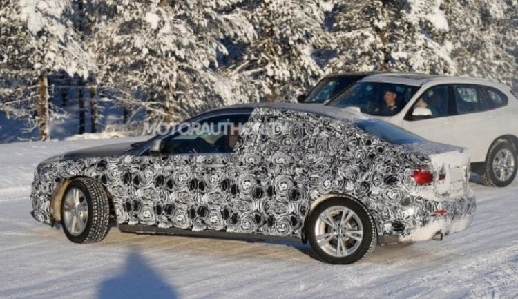 2017 BMW 1 Series Sedan spy photo 1