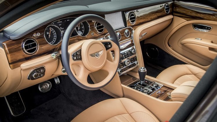 2017 Bentley Mulsanne interior