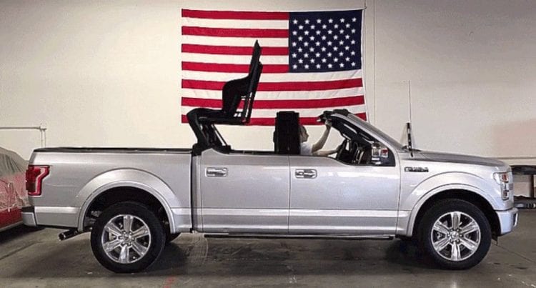 Is it the Convertible F-150 or 2020 Bronco?