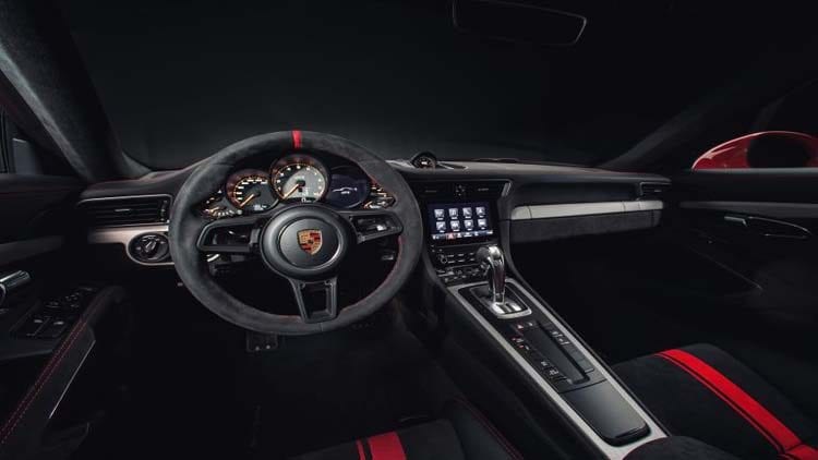 2018 Porsche 911 GT3 interior