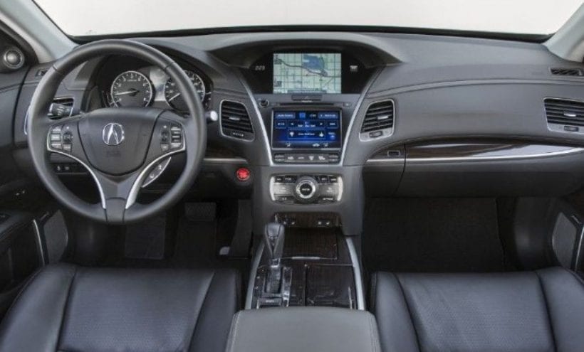 2017 Acura RLX front interior