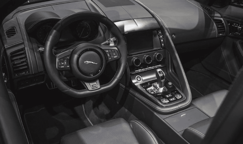 2018 Jaguar F-Type interior
