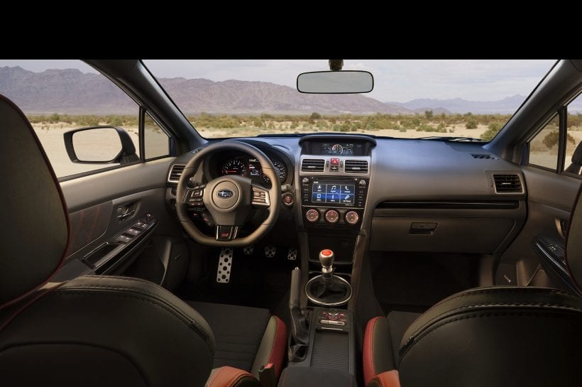 2018 Subaru WRX STI interior