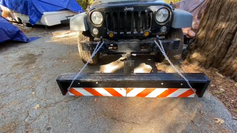 DIY Snow Plow on Jeep Wrangler