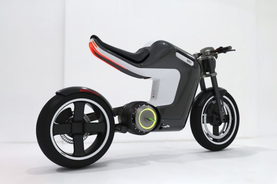 futuristic look in e-bike