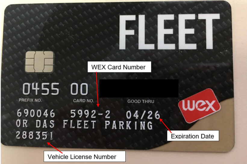 Wex fuel card